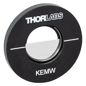 KEMW - Ø25.4 mm(Ø1インチ)マウント付き半円開口ナイフエッジホイル、タングステン製