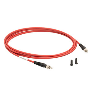 M156L02 - Ø1000 μm, 0.22 NA, SMA-SMA Fiber Patch Cable, Low OH, 2 m Long