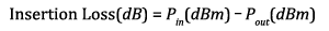 Insertion Loss