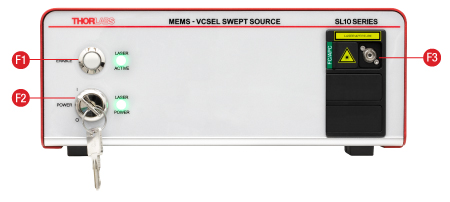 SL10 Swept Source Front Panel