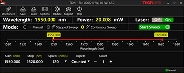 TLX5 Software GUI