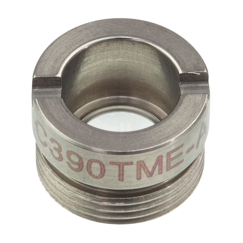 Thorlabs - C390TME-A f = 2.8 mm, NA = 0.6, WD = 2.0 mm, Mounted