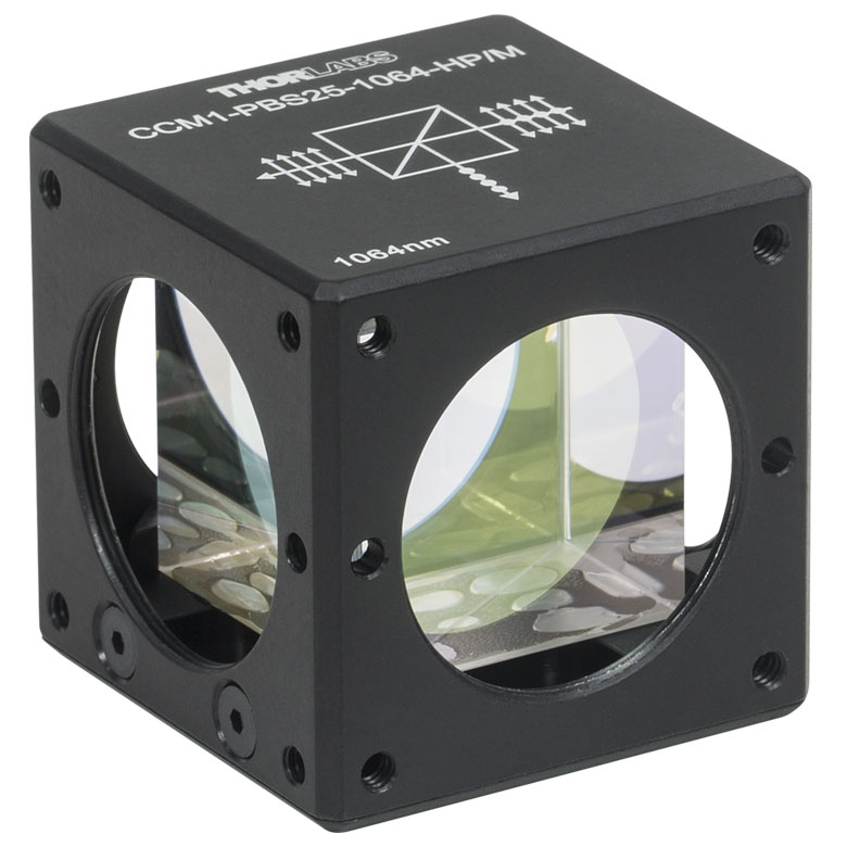 Thorlabs - CCM1-PBS25-1064-HP/M 30 mm Cage-Cube-Mounted, High